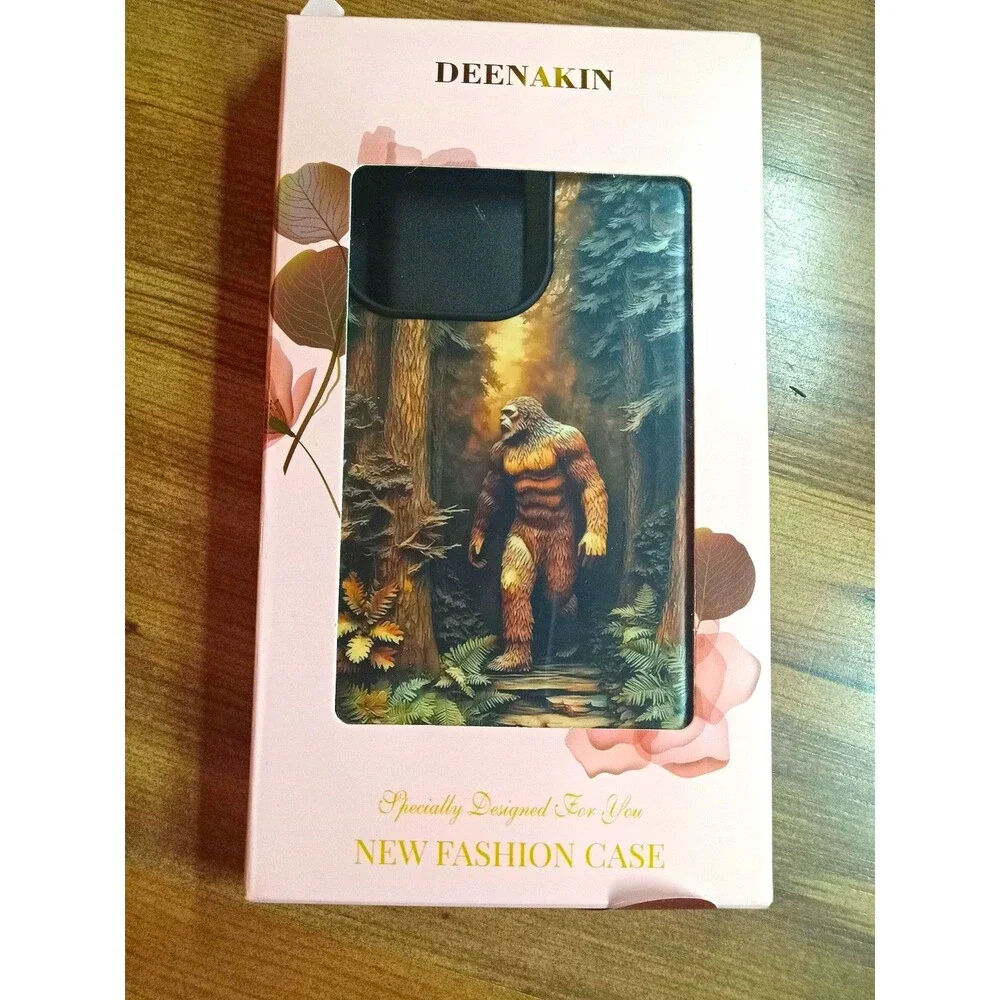 DEENAKIN Bigfoot Forest Pattern Back Case for Apple iPhone 14 Pro
